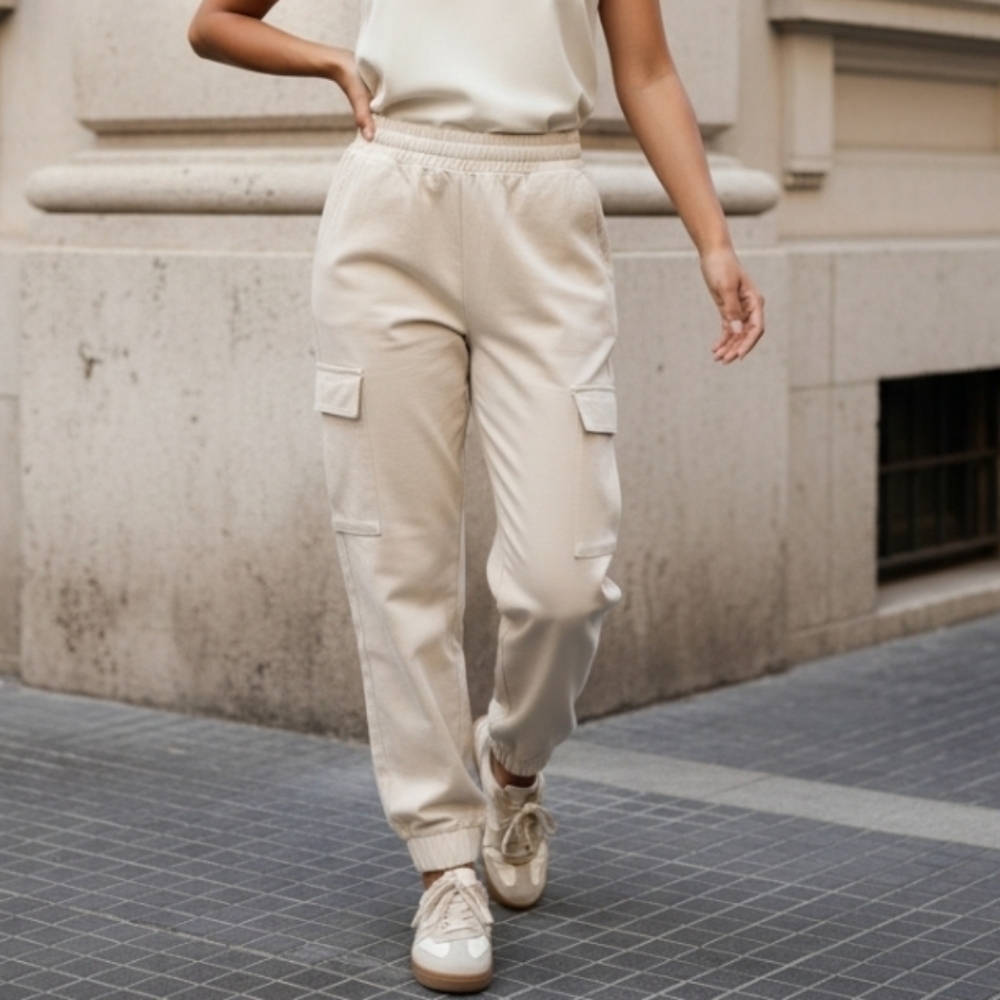 VIP Women's Beige Cargo Pants Size 9/29